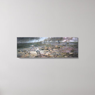 The Trench on Hill 468 - Wrapped Canvas