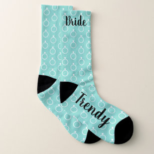 The Trendy Bride Bridal Shower Wedding Party Socks
