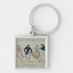 The 'Trenis' Quadrille, plate 19 from 'Le Bon Genr Key Ring
