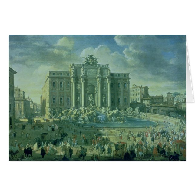The Trevi Fountain in Rome, 1753-56 (Front Horizontal)
