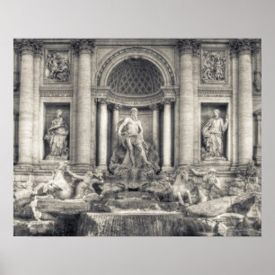 The Trevi Fountain (Italian: Fontana di Trevi) 4 Poster
