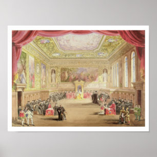 The Trial, Act IV, Scene I from Charles Kean's pro Poster