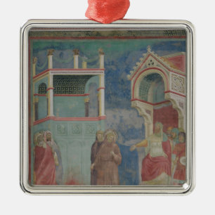 The Trial by Fire Metal Ornament