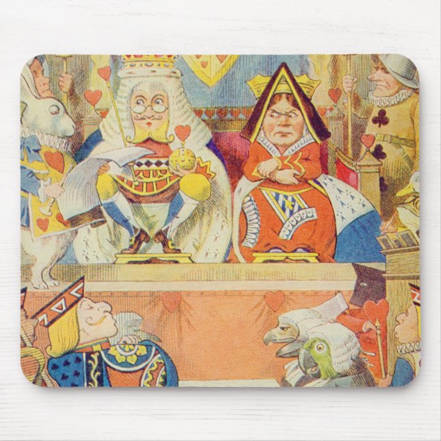 The Trial of the Knave of Hearts Mouse Pad (Front)