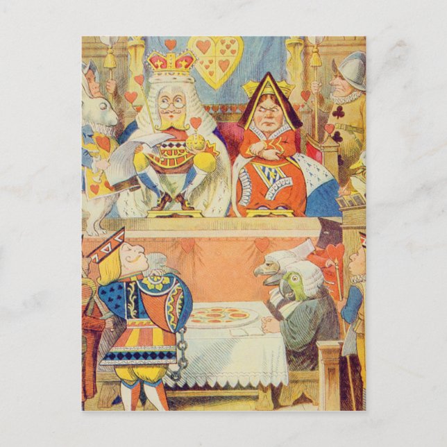 The Trial of the Knave of Hearts Postcard (Front)