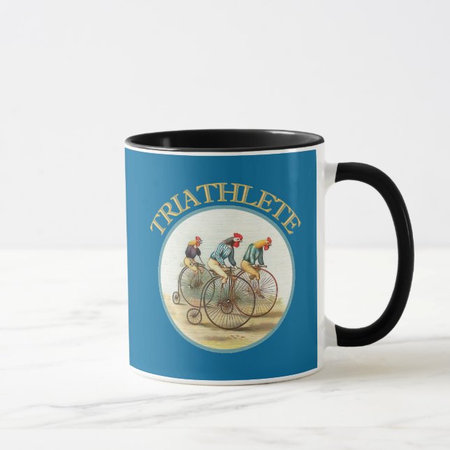 The Triathlon of Chickens Mug (Right)