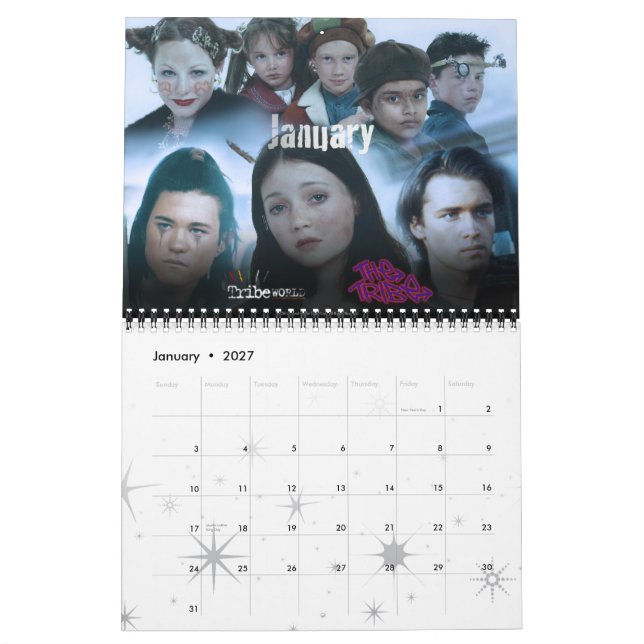 The Tribe Official 2013 Custom Calendar (Jan 2027)