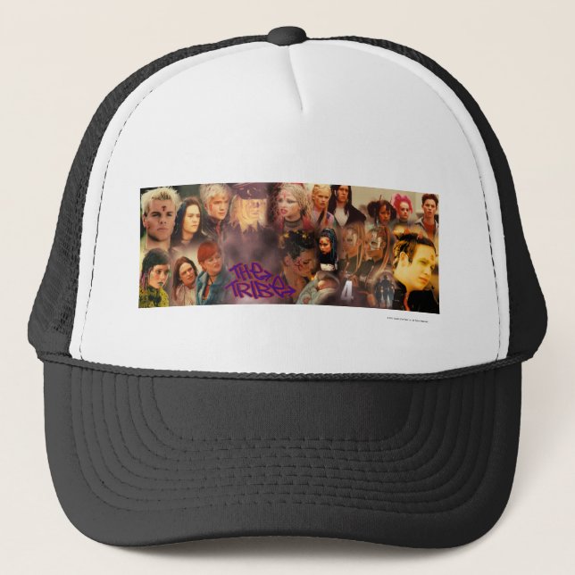 The Tribe Series 4 Collage Trucker Hat (Front)