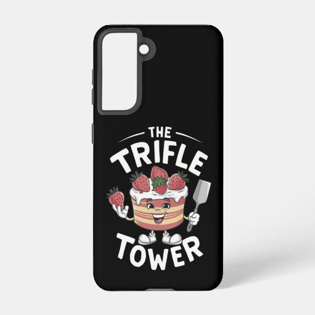 The Trifle Tower Christmas Samsung Galaxy S21 Case (Back)