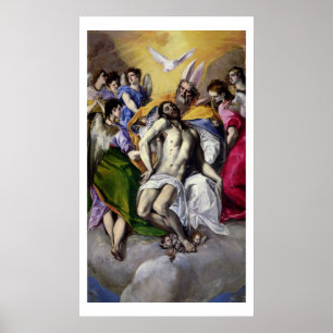 The Trinity, 1577-79 (oil on canvas) Poster