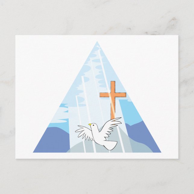 The Trinity - God the Father Son and Holy Spirit Postcard (Front)