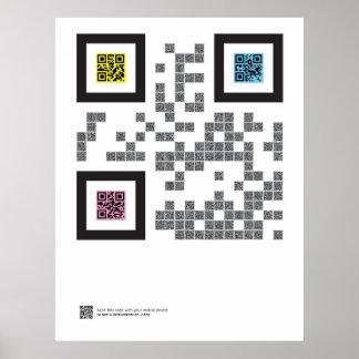 The Trinity in QR Code Poster