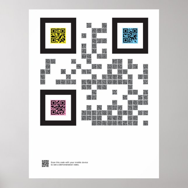 The Trinity in QR Code Poster (Front)