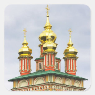 The Trinity Sergiev Monastery Square Sticker