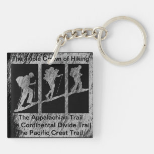 The Triple Crown of Hiking Key Ring
