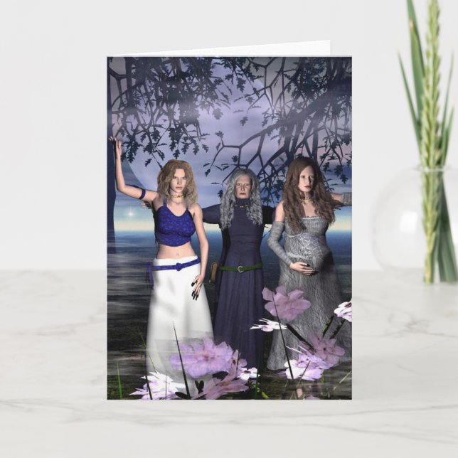 The Triple Goddess Card (Front)