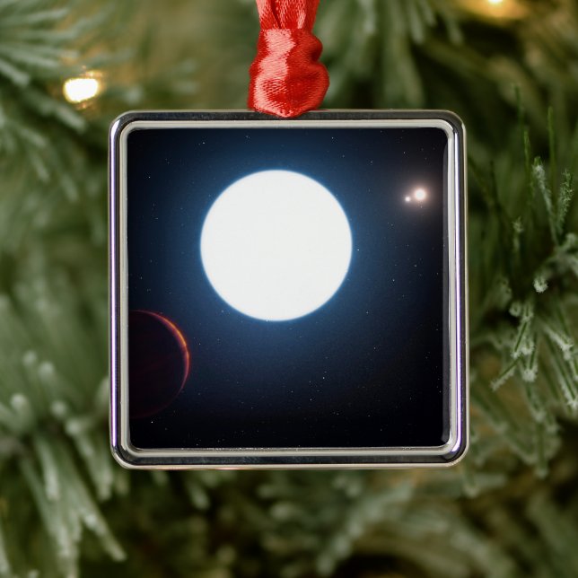 The Triple Star System Hd 131399 Metal Ornament (Tree)