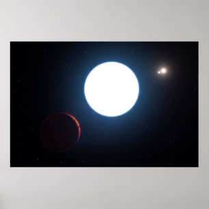 The Triple Star System Hd 131399 Poster