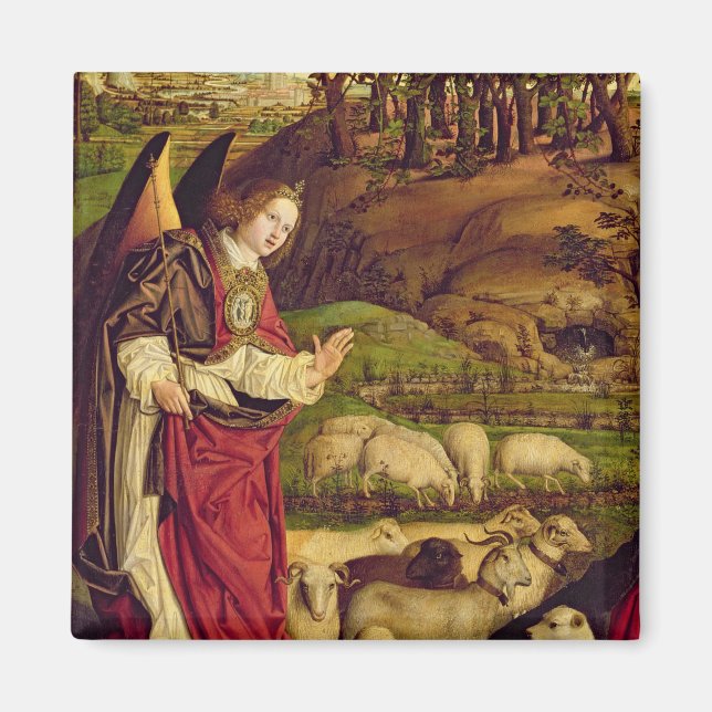 The Triptych of Moses and the Burning Bush Magnet (Front)