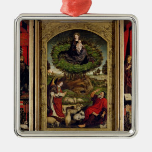 The Triptych of Moses and the Burning Bush Metal Tree Decoration