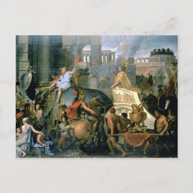 The Triumph of Alexander, or the Entrance of Alexa Postcard (Front)