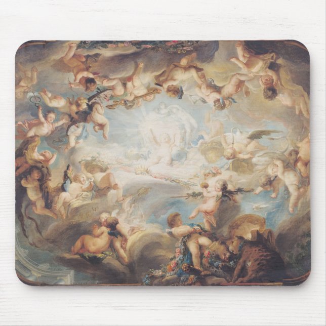 The Triumph of Cupid over all the Gods, 1752 Mouse Pad (Front)