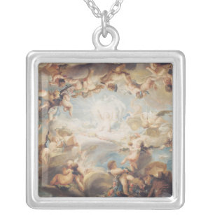 The Triumph of Cupid over all the Gods, 1752 Silver Plated Necklace