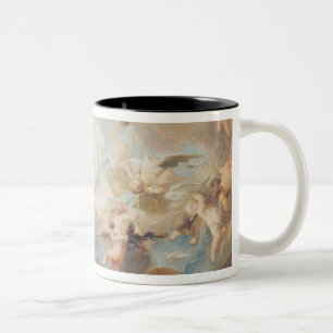 The Triumph of Cupid over all the Gods, 1752 Two-Tone Coffee Mug