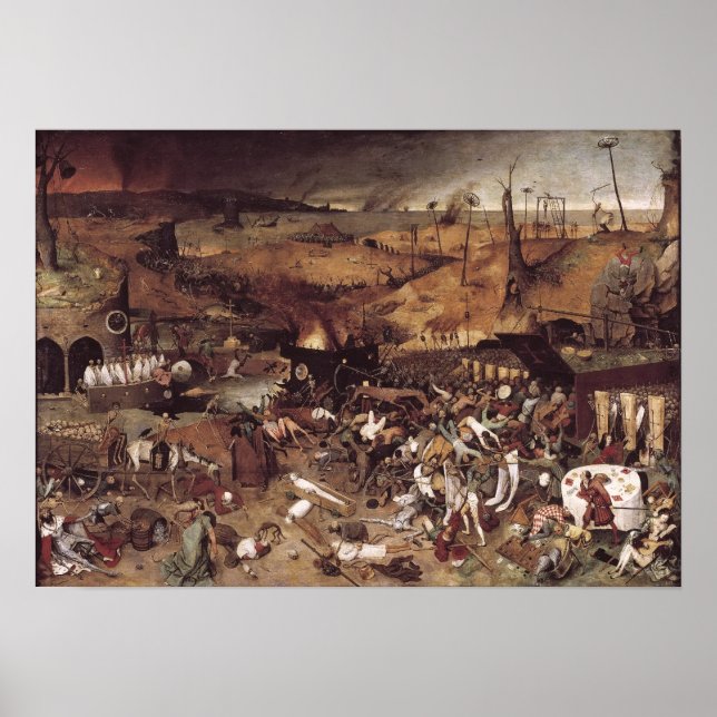 The Triumph of Death by Peter Bruegel Poster (Front)