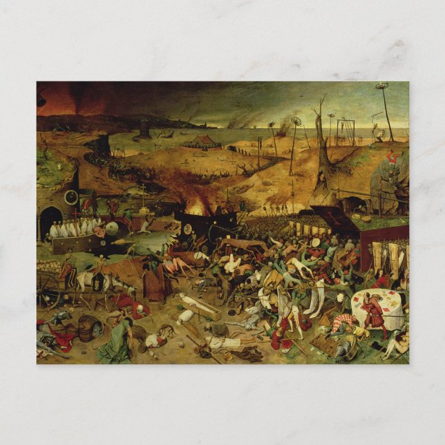 The Triumph of Death, c.1562 (oil on panel) Postcard (Front)