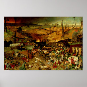 The Triumph of Death, c.1562 (oil on panel) Poster