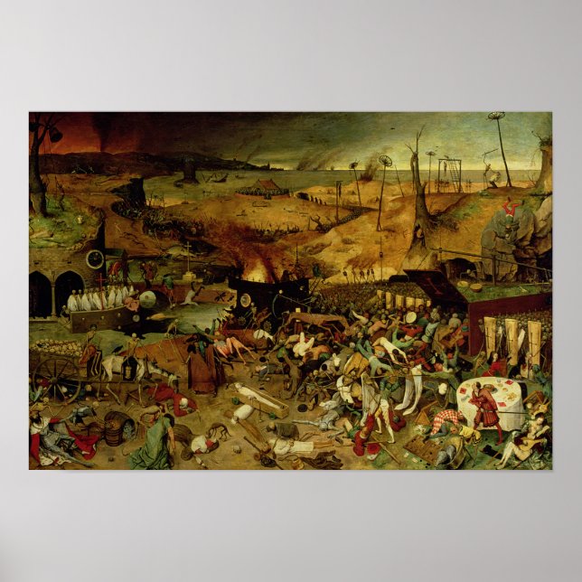 The Triumph of Death, c.1562 (oil on panel) Poster (Front)