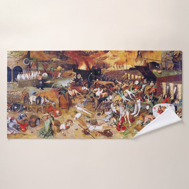 The Triumph of Death, Pieter Bruegel Bath Towel (Bath Towel)
