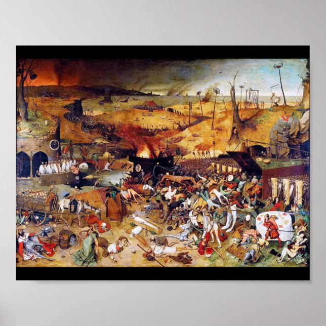 The Triumph of Death, Pieter Bruegel Poster (Front)