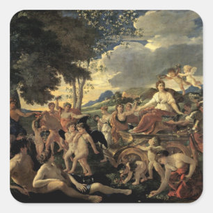 The Triumph of Flora, c.1627-28 Square Sticker