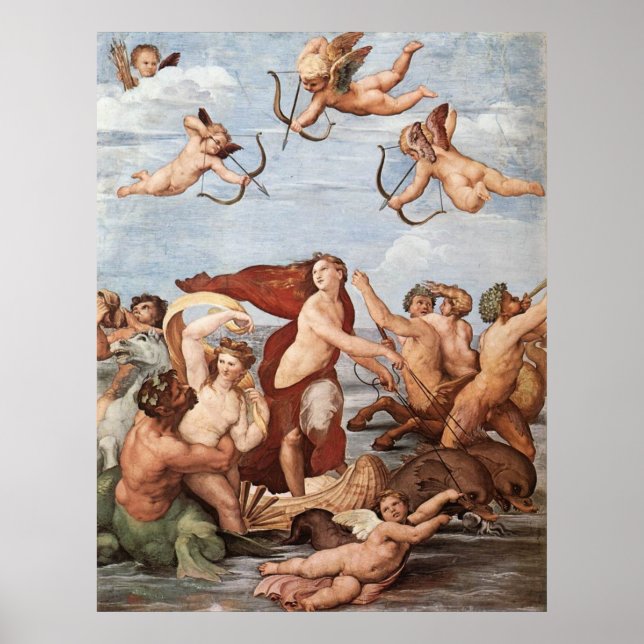 The Triumph of Galatea Canvas Print (Front)