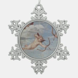 The Triumph of Galatea Snowflake Pewter Christmas Ornament