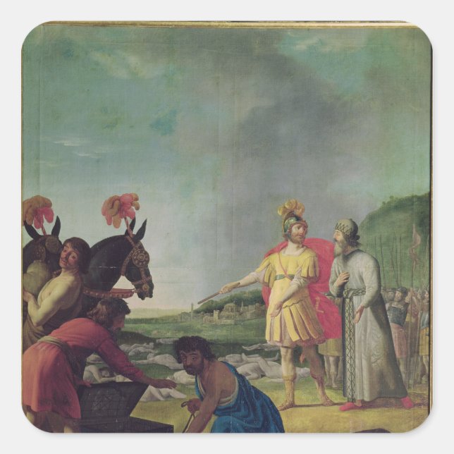 The Triumph of Judas Maccabeus Square Sticker (Front)