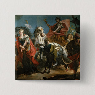The Triumph of Marcus Aurelius 15 Cm Square Badge