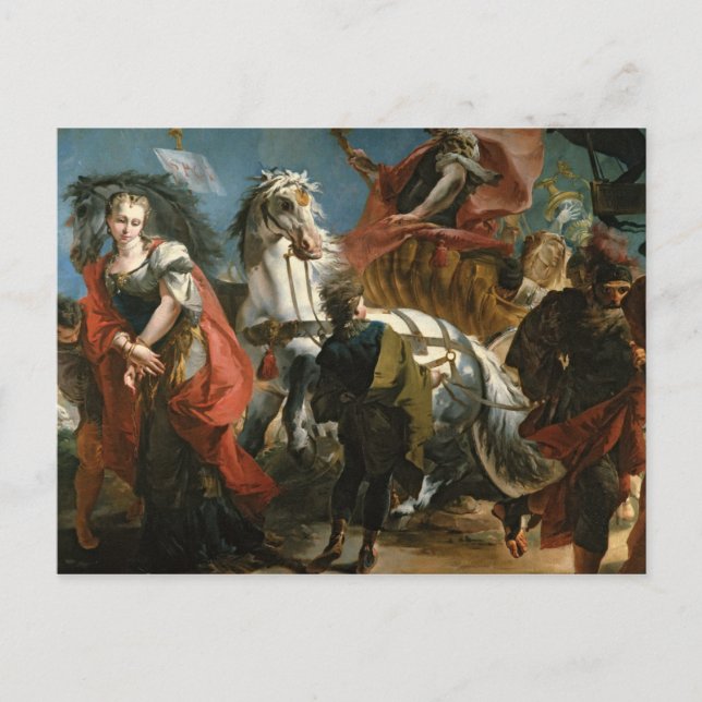 The Triumph of Marcus Aurelius Postcard (Front)