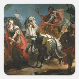 The Triumph of Marcus Aurelius Square Sticker