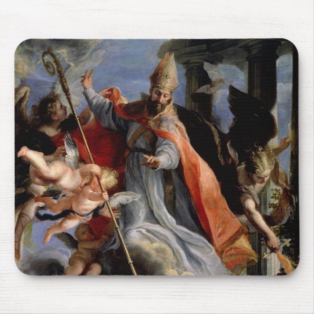 The Triumph of St. Augustine  1664 Mouse Pad (Front)