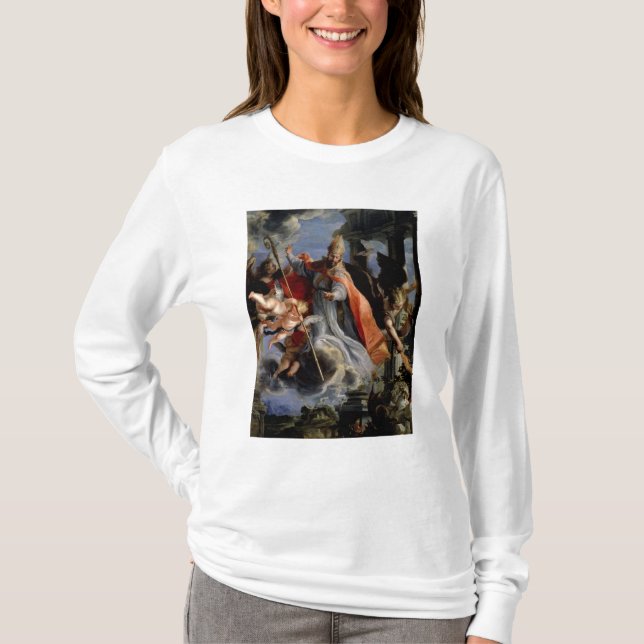 The Triumph of St. Augustine  1664 T-Shirt (Front)