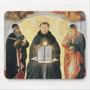 The Triumph of St. Thomas Aquinas Mouse Pad