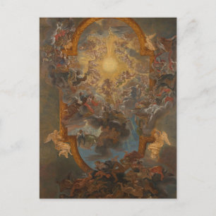 The Triumph of the Name of Jesus by Gauli  Postcard
