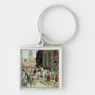 The Triumphal Arrival in Rotterdam Key Ring