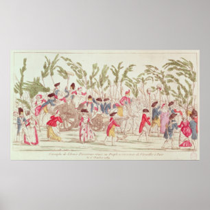 The Triumphant Parisian Army Returning Poster