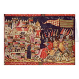 The Trojans Leaving for Battle