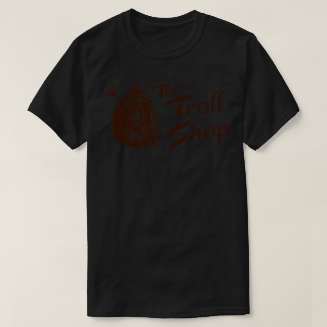 The Troll Shop Light T-Shirt (Design Front)