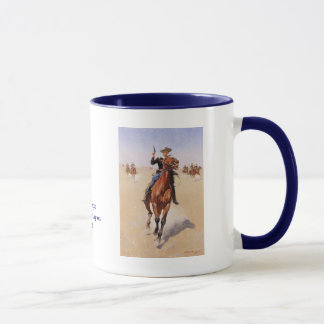 The Trooper by Frederic Remington Mug